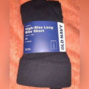 NWT High rise long bike short